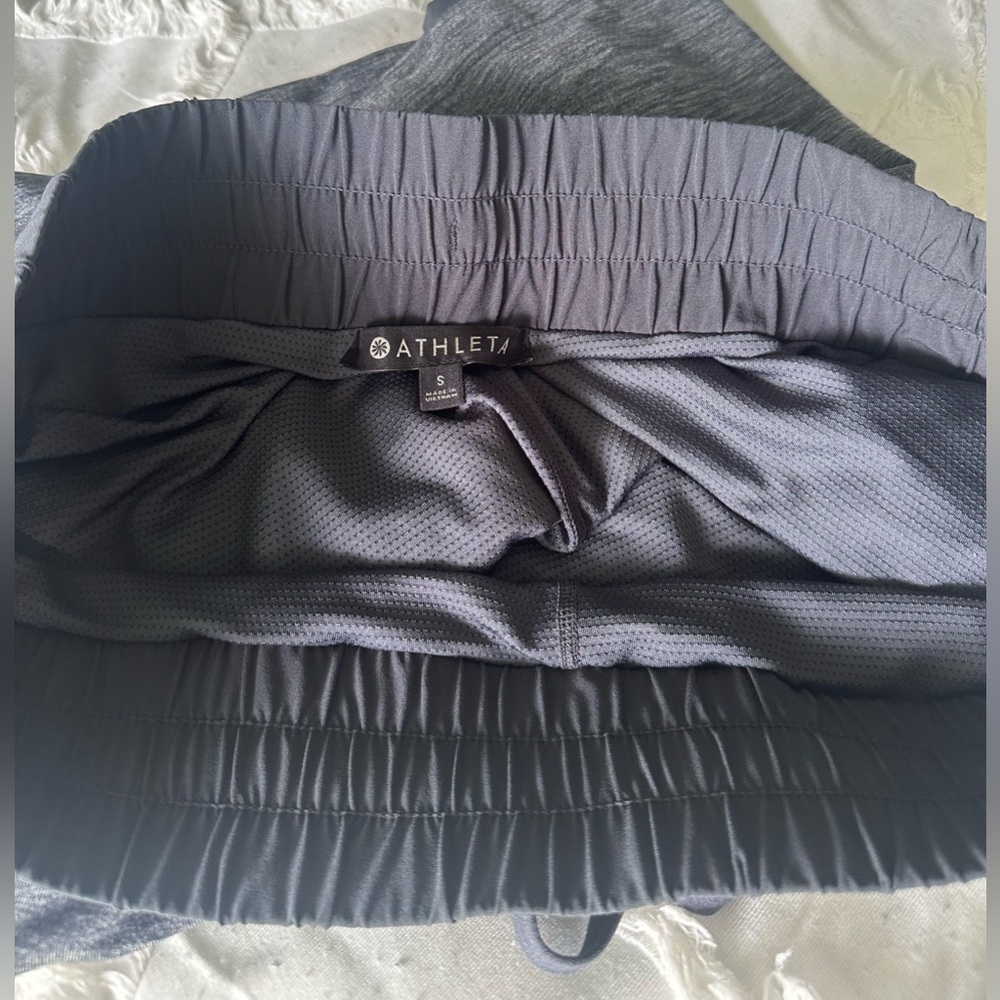 Athleta Gray Two-Tone Excursion Skort - image 4